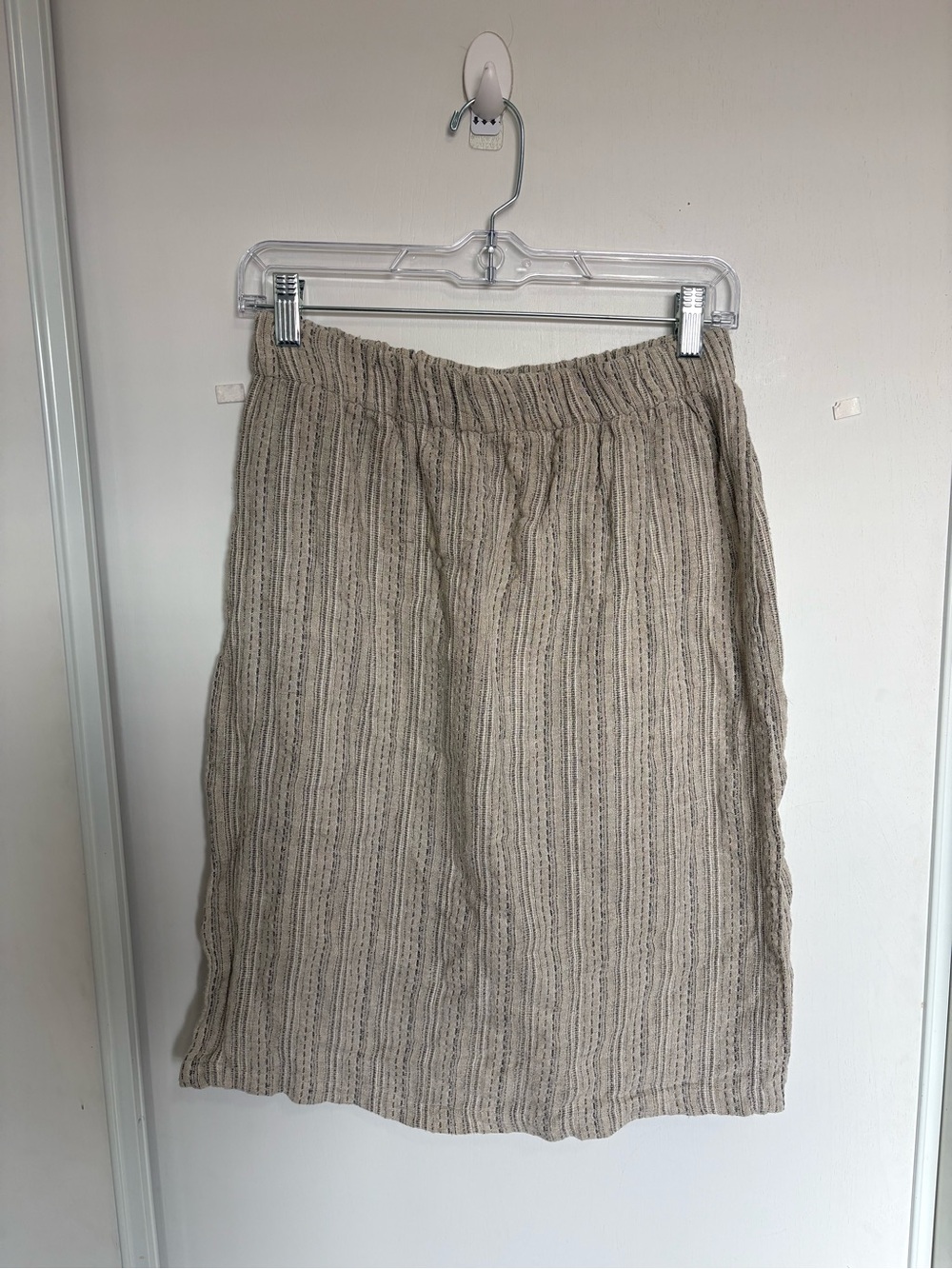 VTG Eileen Fisher Linen Blend Midi Wrap Skirt SIZE M